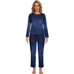 Space-01 Womens  Long Sleeve Lightweight Pajamas Set by nateshop