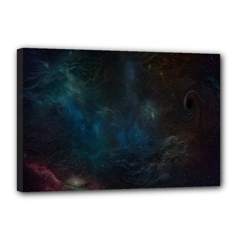 Space-02 Canvas 18  X 12  (stretched) by nateshop