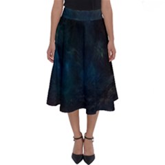 Space-02 Perfect Length Midi Skirt by nateshop