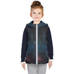 Space-02 Kids  Hooded Puffer Vest by nateshop