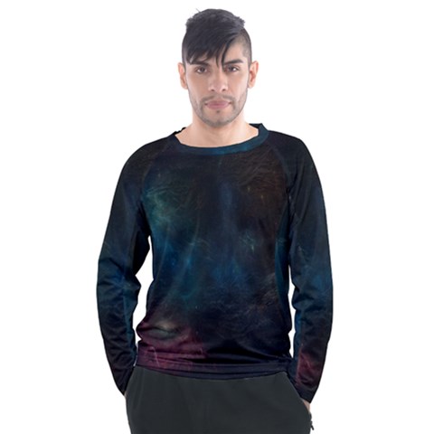 Space-02 Men s Long Sleeve Raglan Tee by nateshop