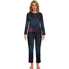 Space-02 Womens  Long Sleeve Lightweight Pajamas Set by nateshop