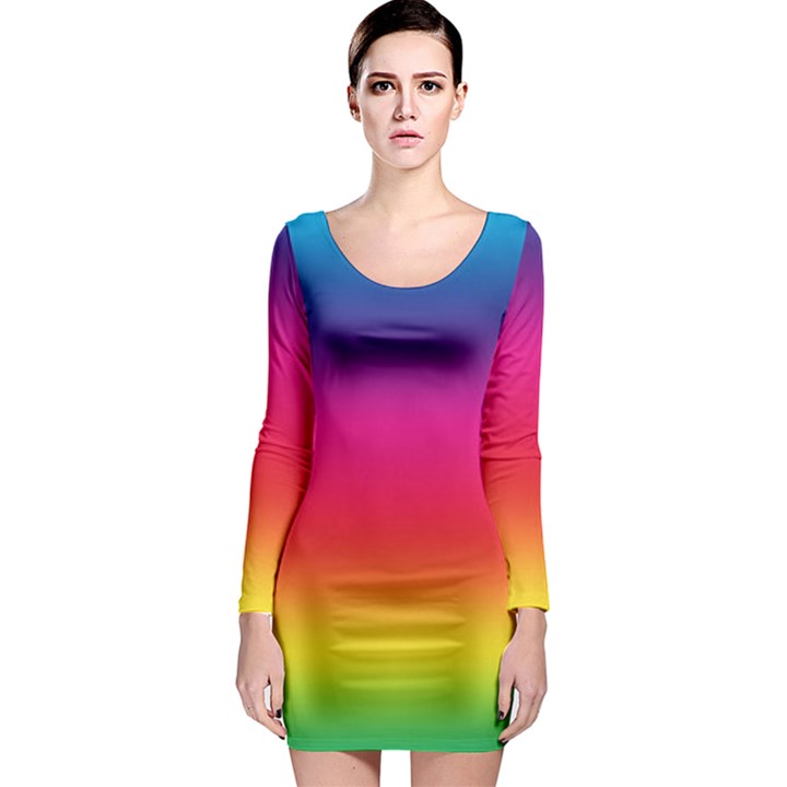 Spectrum Long Sleeve Bodycon Dress