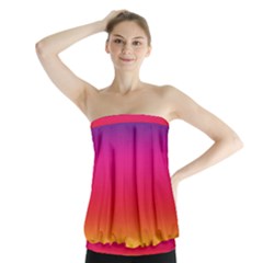 Spectrum Strapless Top by nateshop