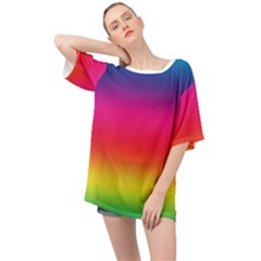 Spectrum Oversized Chiffon Top