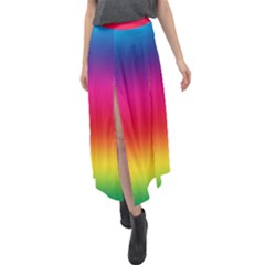 Spectrum Velour Split Maxi Skirt