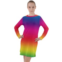 Spectrum Long Sleeve Hoodie Dress by nateshop