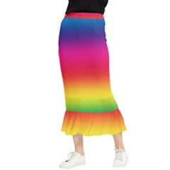 Spectrum Maxi Fishtail Chiffon Skirt by nateshop