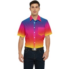 Spectrum Men s Short Sleeve Pocket Shirt  by nateshop