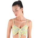 Sugar-factory Woven Tie Front Bralet View1