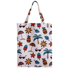 Summer Zipper Classic Tote Bag by nateshop