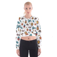 Summer Cropped Sweatshirt by nateshop