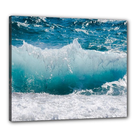 Waves Canvas 24  X 20  (stretched) by nateshop