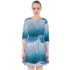 Waves Smock Dress by nateshop