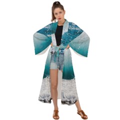 Waves Maxi Kimono