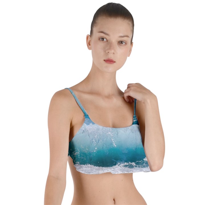 Waves Layered Top Bikini Top 