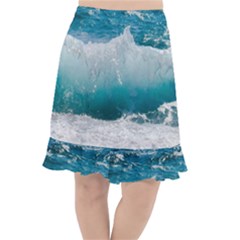 Waves Fishtail Chiffon Skirt by nateshop