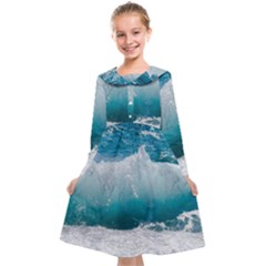 Waves Kids  Midi Sailor Dress by nateshop