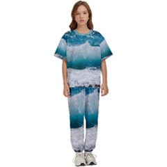 Waves Kids  Tee And Pants Sports Set by nateshop