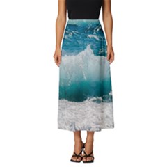 Waves Classic Midi Chiffon Skirt