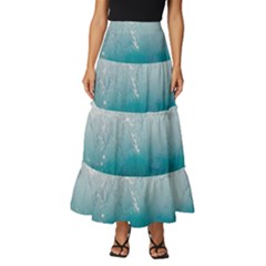 Waves Tiered Ruffle Maxi Skirt