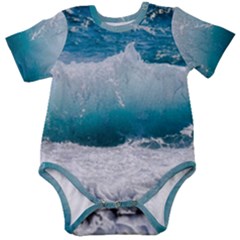 Waves Baby Short Sleeve Bodysuit by nateshop