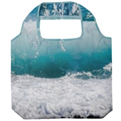 Waves Foldable Grocery Recycle Bag by nateshop