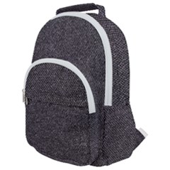 Texture-jeans Rounded Multi Pocket Backpack