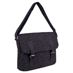 Texture-jeans Buckle Messenger Bag by nateshop