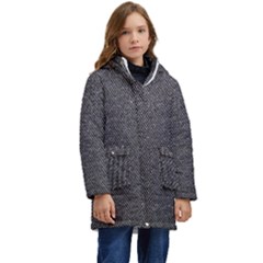 Texture-jeans Kid s Hooded Longline Puffer Jacket by nateshop