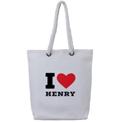 I Love Henry Full Print Rope Handle Tote (small) by ilovewhateva