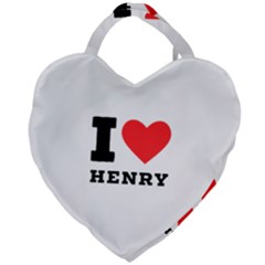 I Love Henry Giant Heart Shaped Tote by ilovewhateva