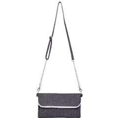 Texture-jeans Mini Crossbody Handbag