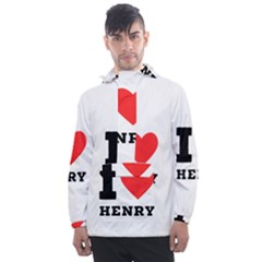 I Love Henry Men s Front Pocket Pullover Windbreaker by ilovewhateva