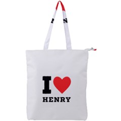 I Love Henry Double Zip Up Tote Bag by ilovewhateva