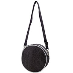 Texture-jeans Crossbody Circle Bag