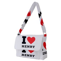 I Love Henry Full Print Messenger Bag (m) by ilovewhateva