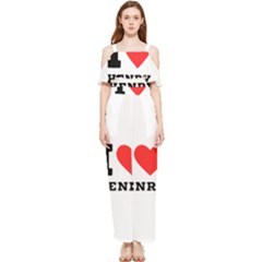 I Love Henry Draped Sleeveless Chiffon Jumpsuit by ilovewhateva