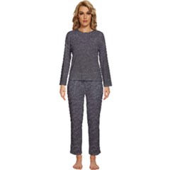 Texture-jeans Womens  Long Sleeve Lightweight Pajamas Set by nateshop