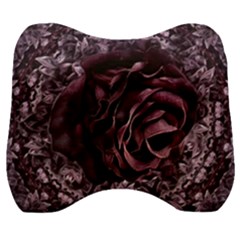 Rose Mandala Velour Head Support Cushion by MRNStudios