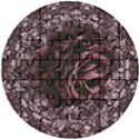 Rose Mandala Wooden Puzzle Round View1