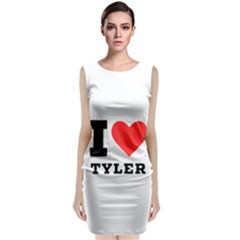 I Love Tyler Sleeveless Velvet Midi Dress by ilovewhateva