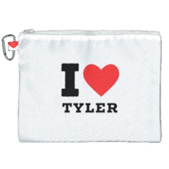 I Love Tyler Canvas Cosmetic Bag (xxl) by ilovewhateva