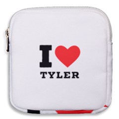 I Love Tyler Mini Square Pouch by ilovewhateva