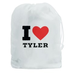 I Love Tyler Drawstring Pouch (3xl) by ilovewhateva