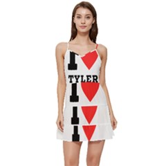 I Love Tyler Short Frill Dress by ilovewhateva