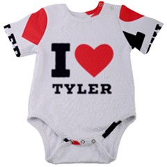 I Love Tyler Baby Short Sleeve Bodysuit by ilovewhateva