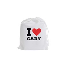 I Love Gary Drawstring Pouch (small) by ilovewhateva