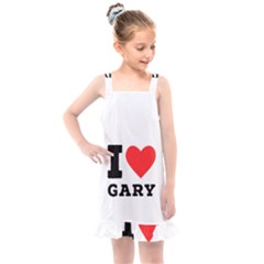 I Love Gary Kids  Overall Dress by ilovewhateva