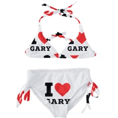 I Love Gary Kids  Classic Bikini Set by ilovewhateva